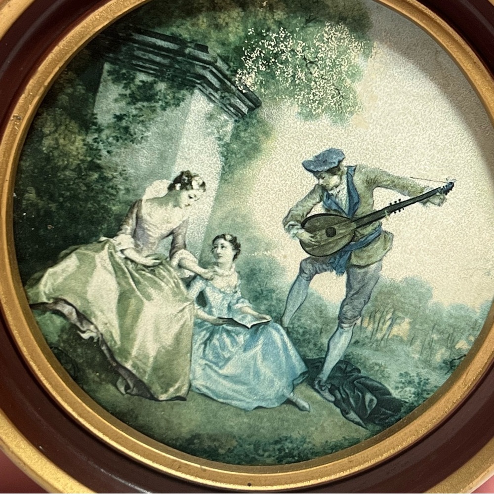 Vintage Victorian framed wall art - Picture 3 of 5